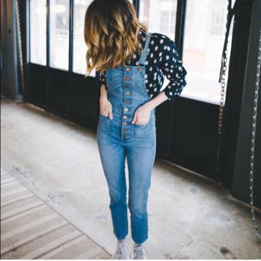 💙 Madewell Bayfront Crop Overalls 💙
